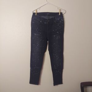 Denim 24/7 Women's Dark Blue Skinny Jeans